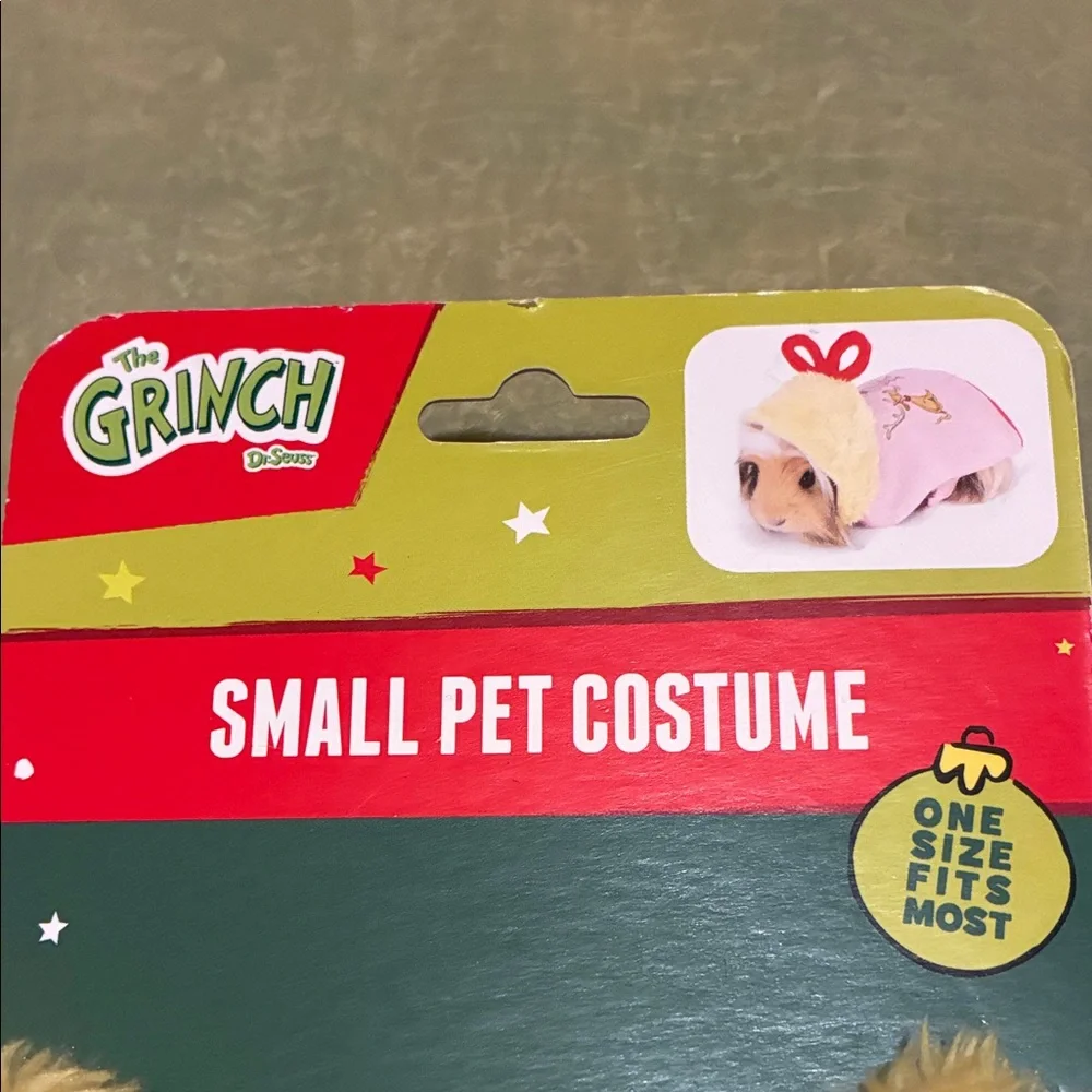 The Grinch Pink and Yellow Small Pet Costume-NWT’s